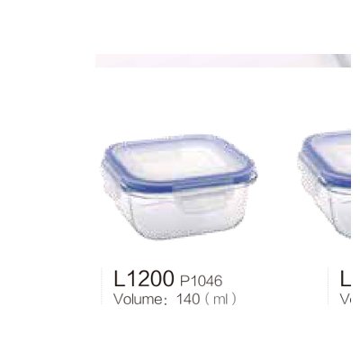 L1200 Series Glass Lunch Box