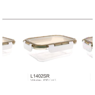 L1401SR Borosilicate Glass Container