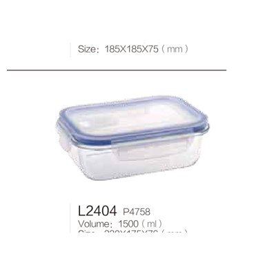 L1800 Series Glass Lunch Box