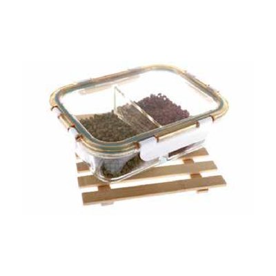 L3402DIV Glass Container with Divider